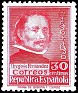 Spain 1936 Characters 30 CTS Carmin Edifil 726